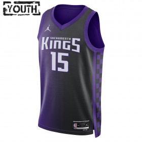 Dres Sacramento Kings Davion Mitchell Jordan 2023-24 Statement Edition Ljubičasta Swingman - Dječji